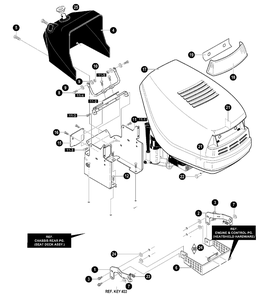 Part Location Diagram of 712587 Briggs and Stratton Housing-blower